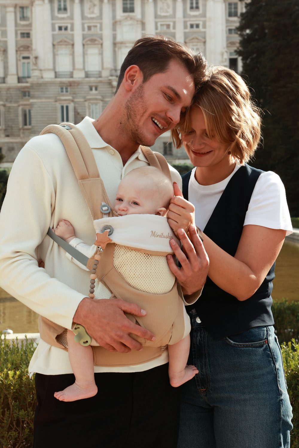 Mochila Portabebés PureComfort - Beige - Imagen 2
