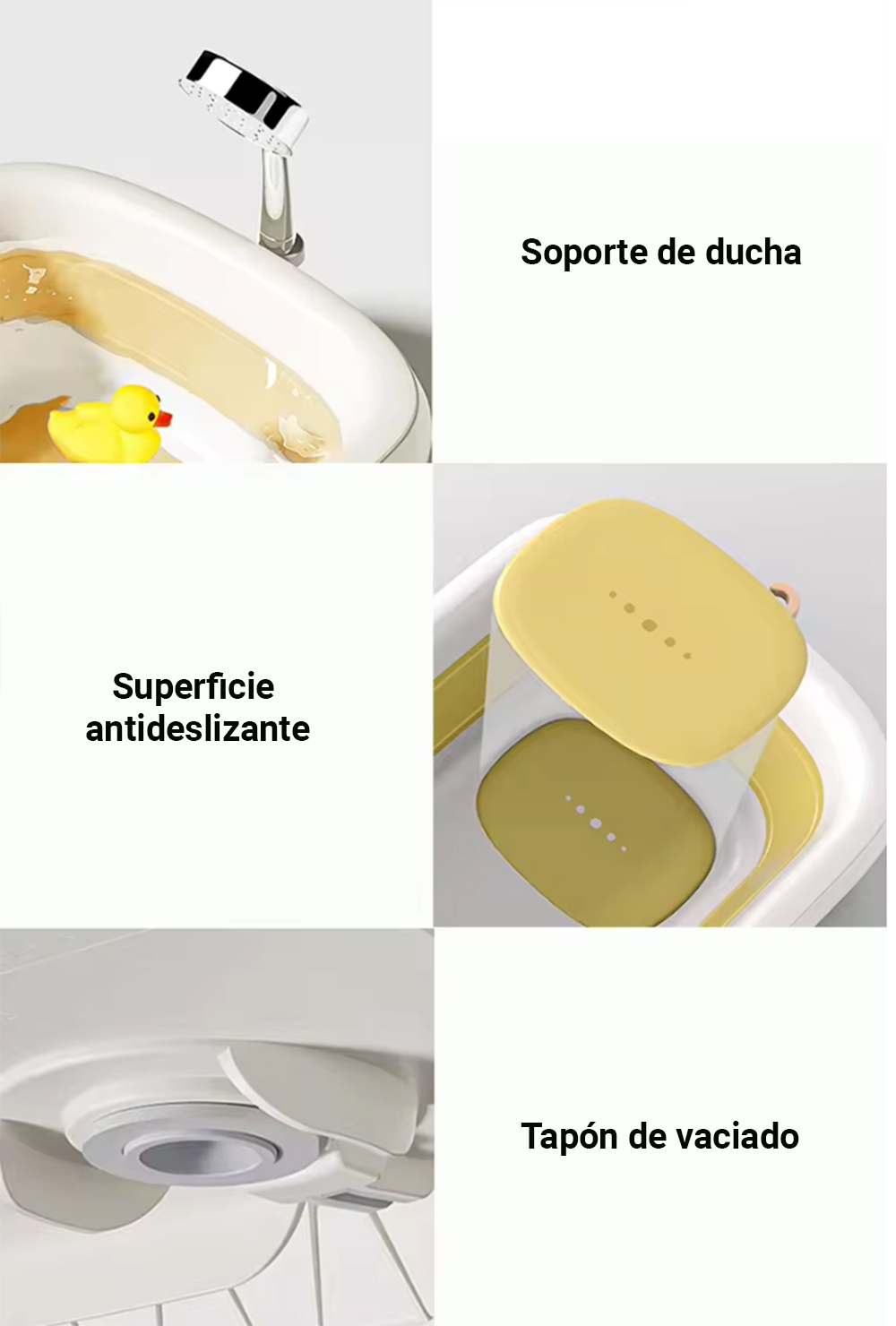 PACK Bañera plegable SmartBath - Yellow - Imagen 5
