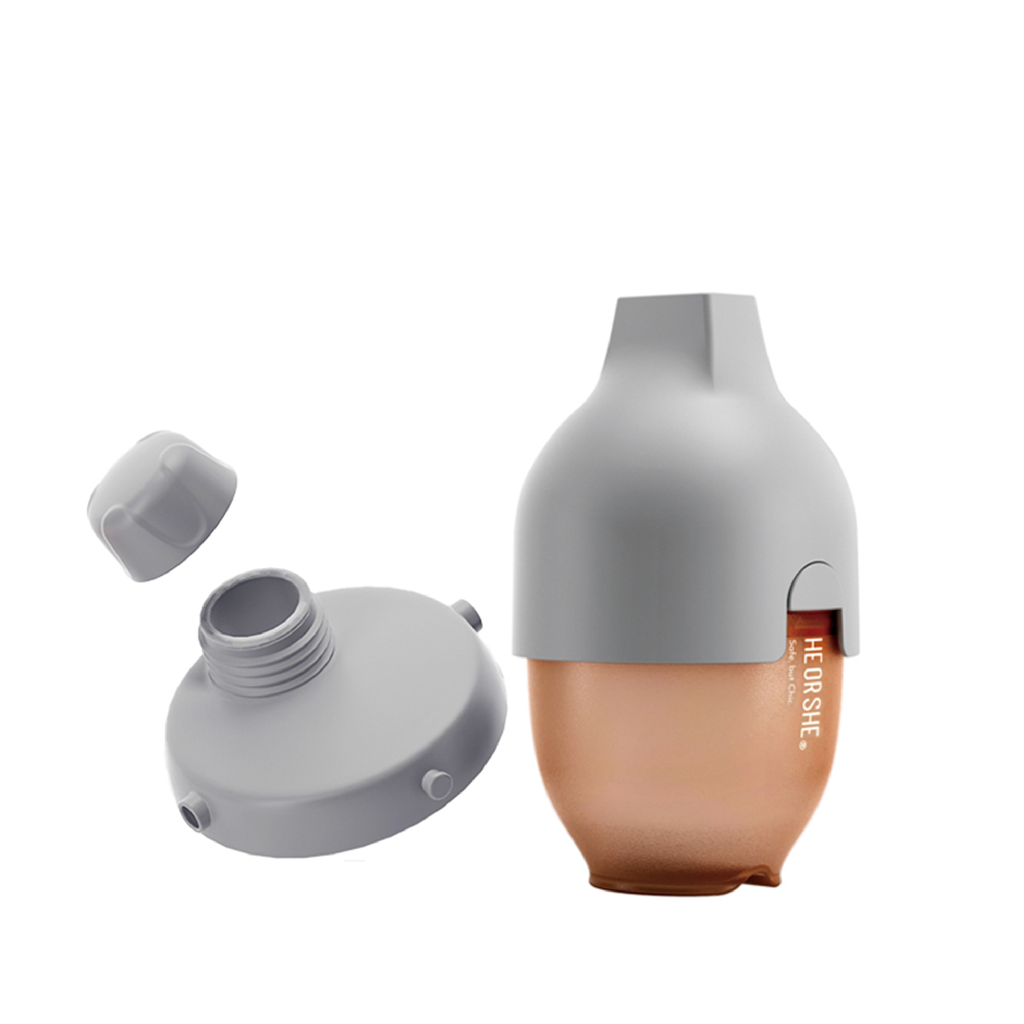 Tapa de silicona de grado alimenticio para Biberón anticólicos - Grey - Imagen 3