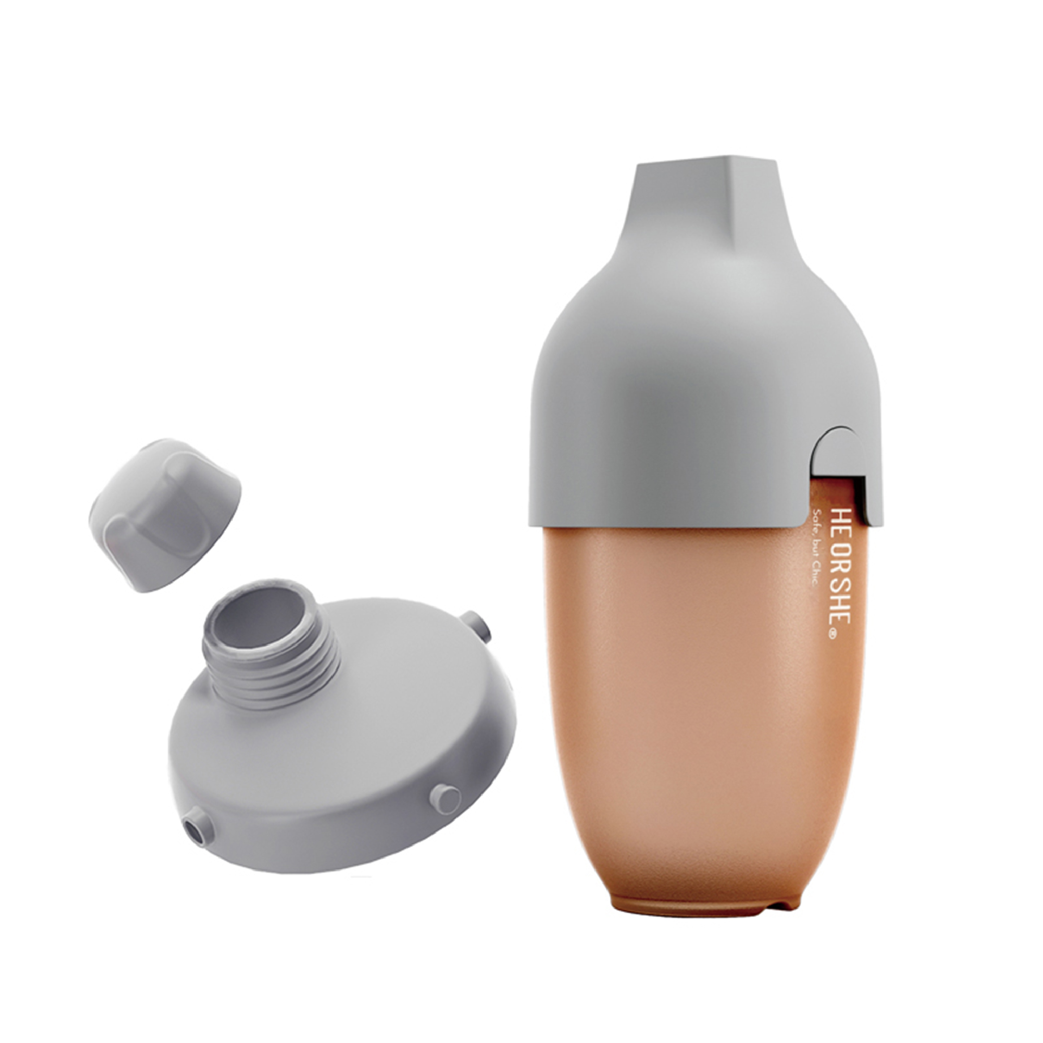 Tapa de silicona de grado alimenticio para Biberón anticólicos - Grey - Imagen 5