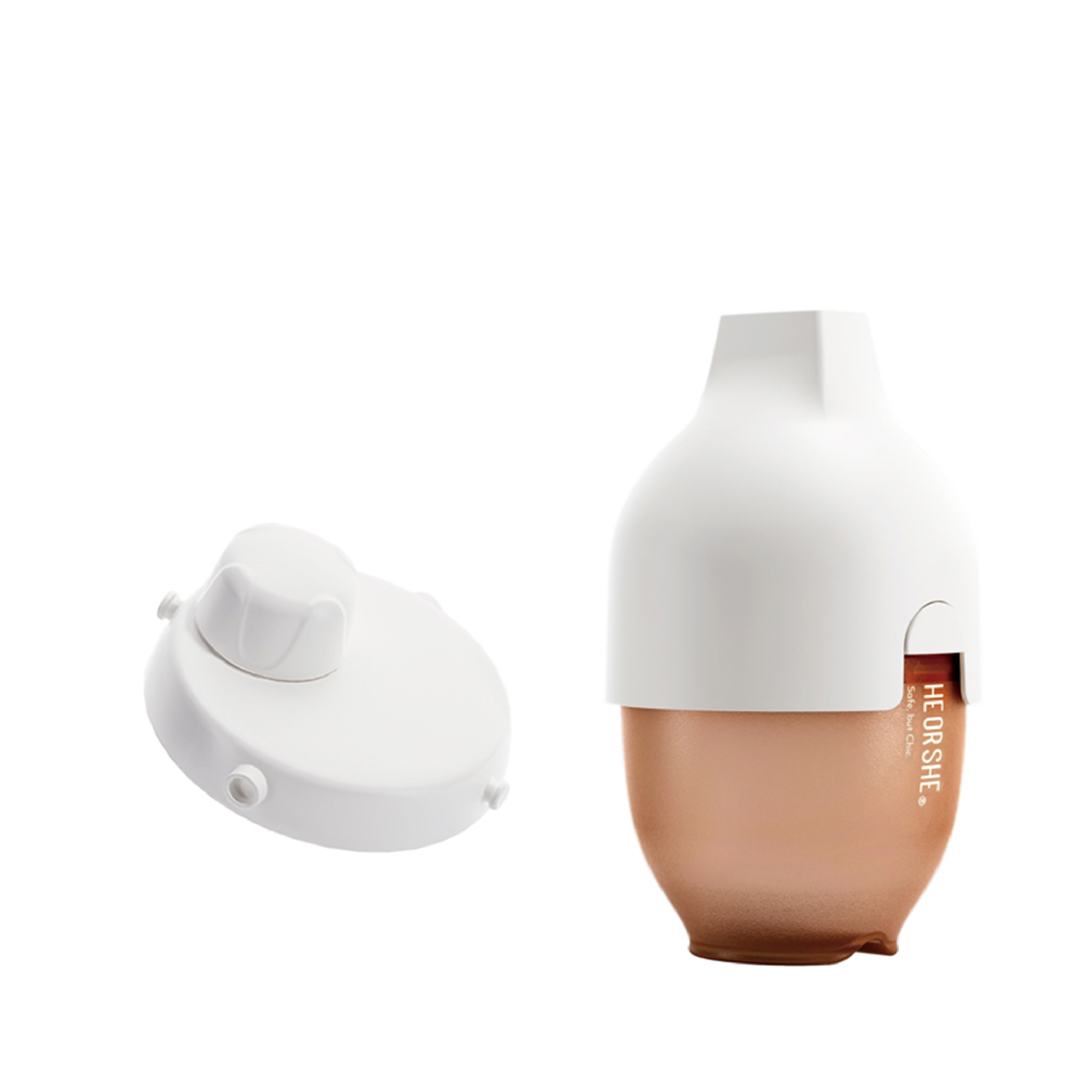 Tapa de silicona de grado alimenticio para Biberón anticólicos - White - Imagen 3