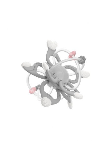 Mordedor de silicona libre de BPA Galaxy Grey